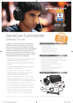 Plantronics GameCom Commander: IA + PDF