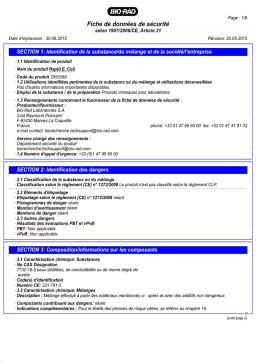 Bio-Rad Rapid E. Coli Manuel utilisateur