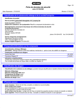 Lyphochek Hemoglobin A1C: IA Chat & Téléchargement PDF