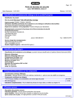 Bio-Rad Bio-Scale™ Mini Affi-Gel® Blue Manuel utilisateur