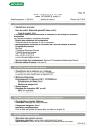 G&eacute;lose de Sabouraud : Fiche de S&eacute;curit&eacute; + IA