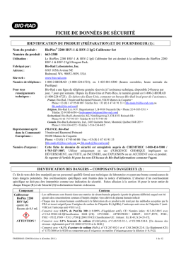 Bio-Rad BioPlex 2200 HSV-1 & HSV-2 IgG Manuel utilisateur