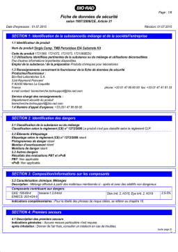 Bio-Rad Single Comp. TMB Peroxidase EIA Substrate Kit Manuel utilisateur