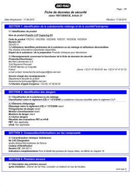 Bio-Rad ProteOn LCP Capturing Kit Manuel utilisateur