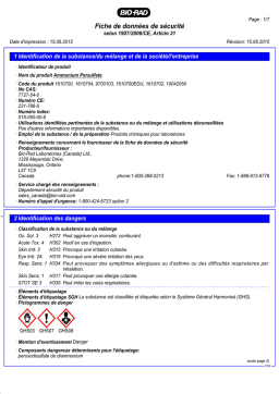 Fiche de Données Sécurité Ammonium Persulfate | AI Chat & PDF