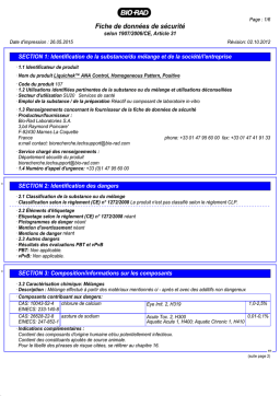 Bio-Rad Homogeneous Pattern, Positive Manuel utilisateur