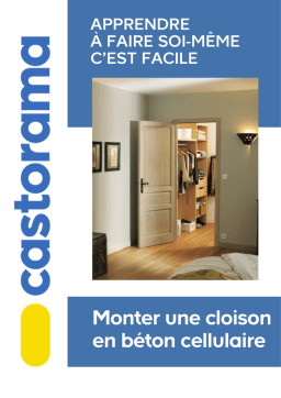 Monter une cloison béton cellulaire | AI Chat & PDF