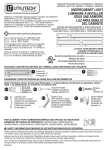 Utilitech GU9182D-WHX-I Manuel d'utilisation : IA et PDF