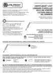 Utilitech UC1011 WHG-16LF0-U Manuel utilisateur