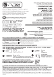 Utilitech GU 0930DW-WH-I Manuel utilisateur