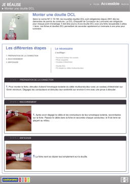 Monter une douille DCL : Guide + Chat IA et PDF