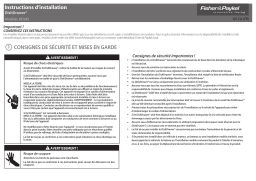 Fisher & Paykel DishDrawer DD24S Guide d'installation