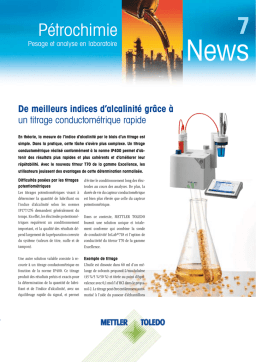 Excellence T70 : Titrage avec IA et PDF