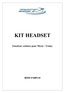 BST Meety / Trainy Kit Casque | Chat IA & Téléchargement PDF