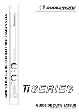 audiophony TI 500 Mode d'emploi
