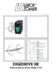 Leroy Somer DIGIDRIVE SK SKC3400300 Quick guide