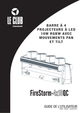 CONTEST FIRESTORM-4x10QC Guide d'Utilisateur | AI Chat