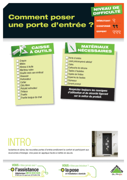 Guide de pose Porte d'entrée | Chat IA & PDF