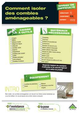 Isolation des combles : Guide + Chat IA & PDF