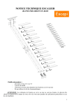 Notice Technique Escalier Bi-poutre droit | AI Chat &amp; PDF