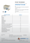 GYPSOTECH STD MINI BA 13 Manuel utilisateur