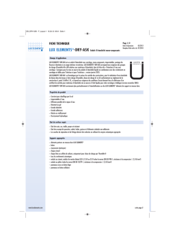 LUX ELEMENTS DRY-ASK : Chat IA et Téléchargement PDF