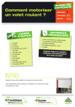 Motorisation de volet roulant | Chat IA &amp; PDF