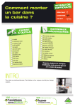 Monter un bar de cuisine : Instructions + Aide IA