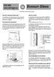 Ecosun Ecosun Glass Guide d'installation