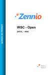 Zennio ZN1CL IRSC Manuel utilisateur