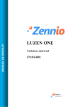 Zennio LUZEN ONE: Manuel de Produit | AI Chat