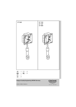 GROHE 37 157 Manuel utilisateur