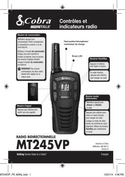 Cobra MT245VP : Chat IA & Téléchargement PDF