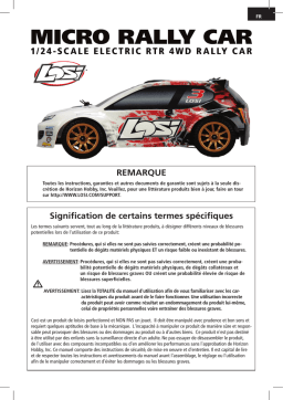 Micro 1/24 Voiture Rallye 4WD: Manuel d'Utilisation + IA