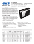 GNB: Fiche Technique 6-85C-11...+ AI &amp; T&eacute;l&eacute;chargement PDF