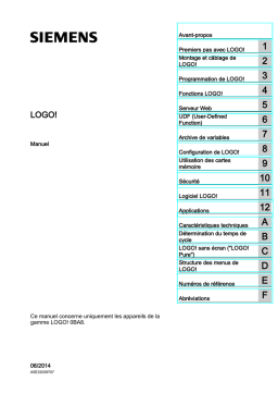 Siemens LOGO! 0BA8 : Manuel d'Utilisateur + Chat IA