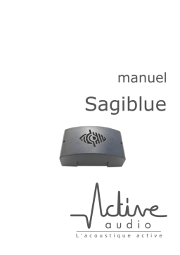 Active Audio Sagiblue Manuel utilisateur