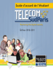 T&eacute;l&eacute;com SudParis guide d'accueil Manuel utilisateur