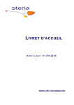 Guide d'accueil Steria: Chat IA et acc&egrave;s PDF