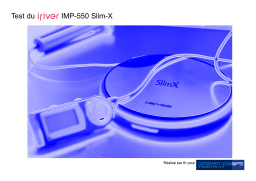 Test Iriver IMP-550 Slim-X : AI Chat et PDF Inclus
