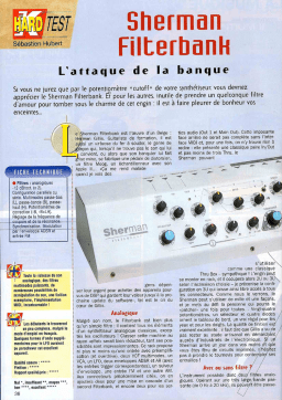 Sherman Filterbank : Chat IA & Téléchargement PDF