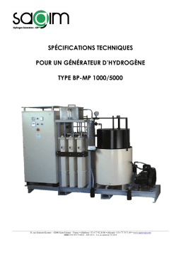 SAGIM BP-MP 1000/5000 : Spécifications + Chat IA