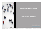 M&eacute;moire Tech. Patinoires Mobiles | AI Chat &amp; PDF