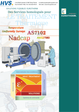 Eurotherm Nadcap AS7102 Guide de démarrage rapide