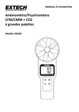 Extech AN320 Manuel utilisateur