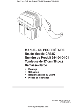 CR38C Ramasse-Herbe: Manuel d'Utilisateur + IA Chat