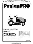 Poulan PRO PD20H42STA: Chat IA &amp; T&eacute;l&eacute;chargement PDF