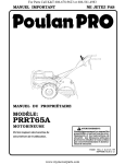 Poulan Pro PRRT65A Manuel d'Utilisateur | Chat IA &amp; PDF