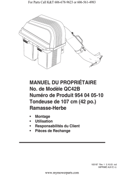 Manuel QC42B Ramasse-Herbe : Chat IA et PDF