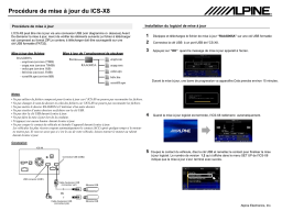Alpine ICS X8 : Mise à Jour Logiciel + Chat IA